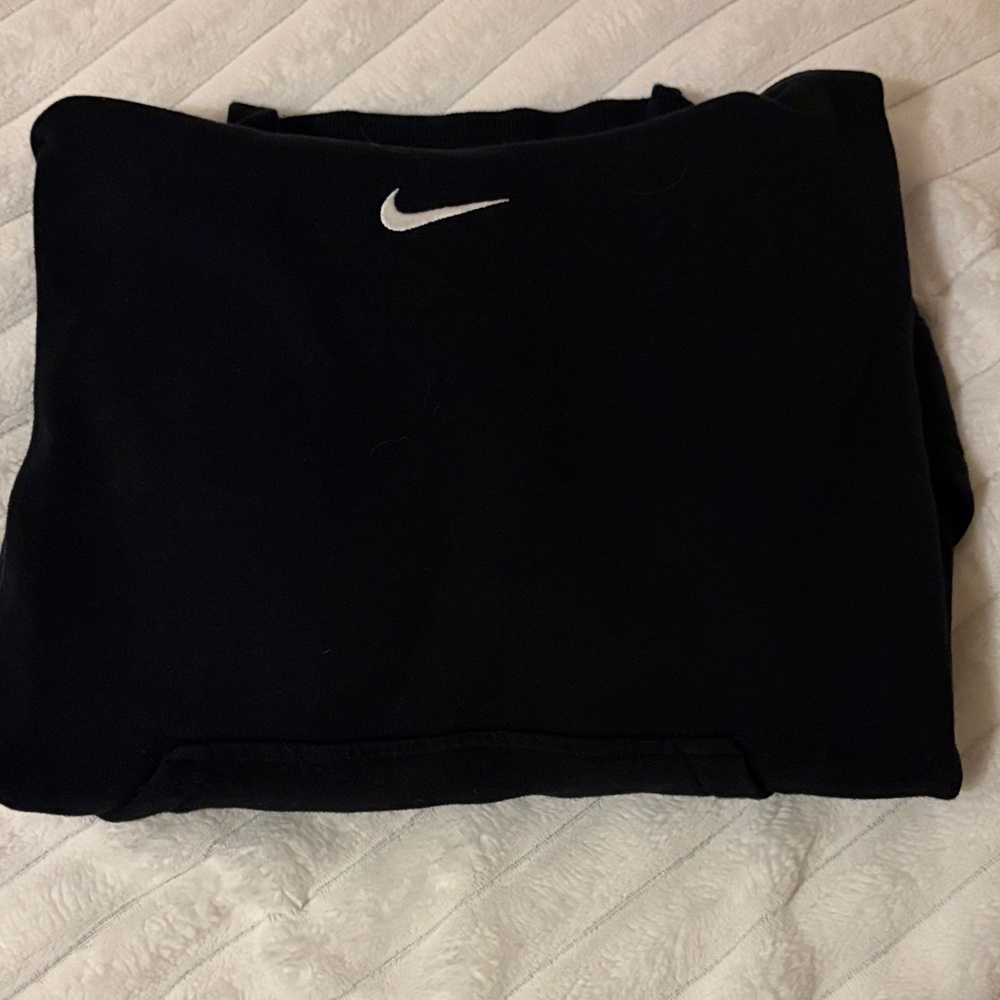 Nike Black Sweatshirt with White Swoosh